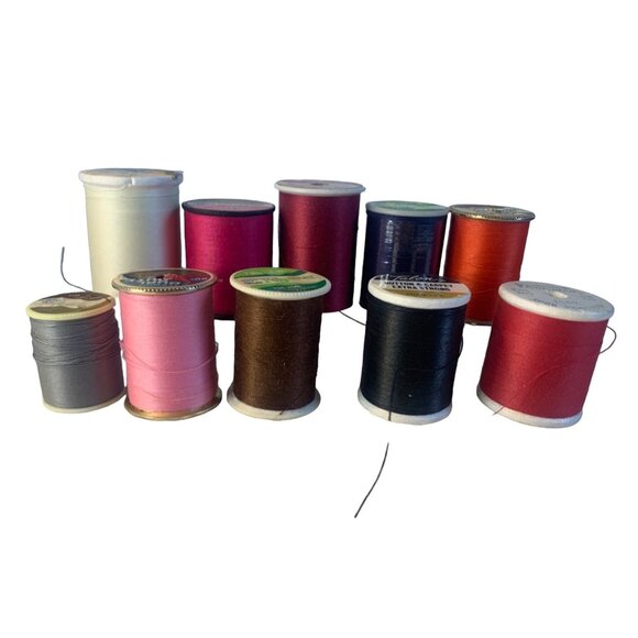 Sewing Thread spools set of 10 #7 - Picture 1 of 8